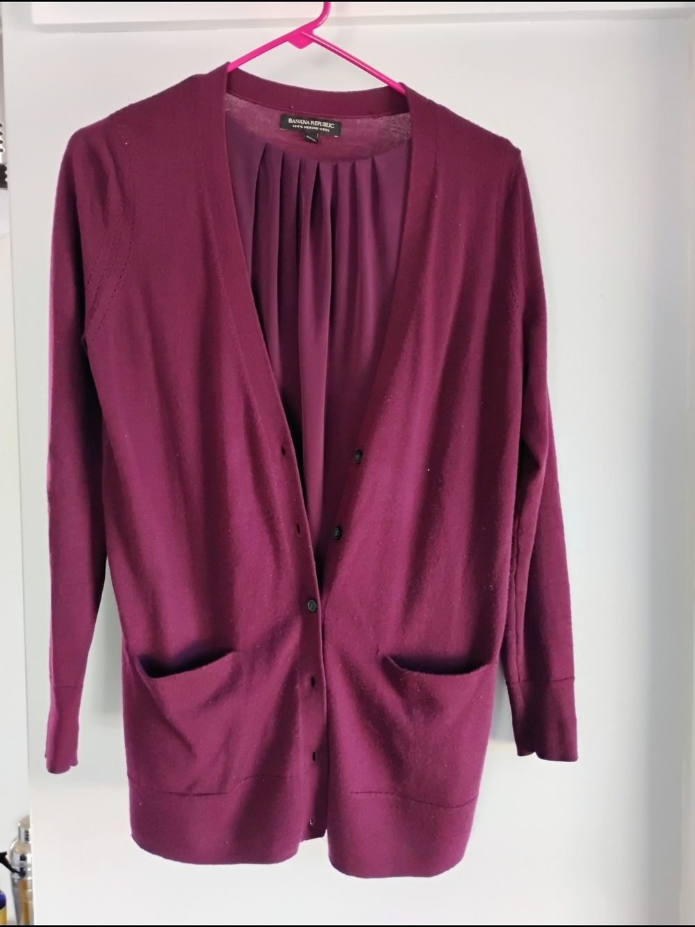 Banana Republic Women's Berry Cardigan Sweater